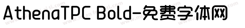 AthenaTPC Bold字体转换
